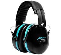 ACE Casque antibruit Mute - Casque antibruit pour le travail et le tir sportif - EN 352-1 - Turquoise
