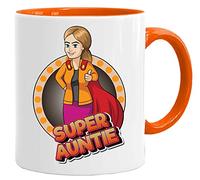 Acen Merchandise Mug avec inscription « Auntie » - Coffret cadeau - Tasse à café pour tante - Pour petit déjeuner, cadeau d'anniversaire pour tante ou fête des mères