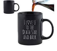 Acen Merchandise Star Wars inspiré - I Love You to The étoile de la Mort et du Dos - Magic Morphing Mug - Cadeau idéal pour Toutes Les Occasions