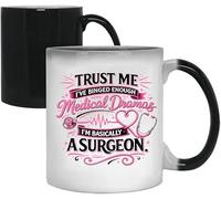 Acen Merchandise Tasse avec inscription en allemand Greys Anatomy Tasse | Cadeaux amusants | Tasse à café | Adieu Collegin | Cadeau de retraité homme | Cadeau sœur | Tasse drôle