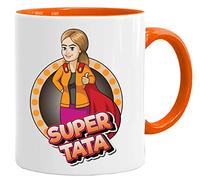 Acen Merchandise Tata Mug/Tasse - Super Tata - Tasse Originale/Cadeau Anniversaire/Fête des Pâques/Céramique 350 ML/Idée Cadeau Original