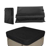 ACESOME Bâche de protection pour jacuzzi - 231 x 231 x 30 cm - Carré - Pour jardin, jacuzzi et jacuzzi - Tissu Oxford 210D - Protection contre le vent et les UV
