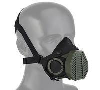 ACEXIER Respirateur Tactique Masque Facial Demi-Masque Filtre remplaçable Anti-Poussière Masque amélioré pour la Chasse à la Chasse Accessoires Airsoft
