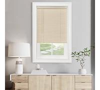 Achim Home Decor Mini Store sans Fil filtrant la lumière - 58 cm de Large, 122 cm de Long, Lattes de 2,5 cm - Albâtre - Stores de fenêtre horizontaux sans Fil GII Morningstar pour intérieur