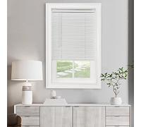 Achim Home Decor Mini Store sans Fil filtrant la lumière - 58 cm de Largeur, 106 cm de Long, Taille des Lattes de 2,5 cm - Blanc Perle - Stores de fenêtre horizontaux GII sans Fil pour intérieur