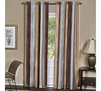 Achim Home Decor Rideau de fenêtre Semi-Transparent filtrant la lumière - 213 cm de Long et 127 cm de Large - Chocolat - Rideaux en Polyester Doux filtrant la lumière pour Chambre à Coucher, Salon et