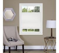 Achim Home Decor Stores de fenêtre plissés cellulaires sans Fil - 89 cm de Large, 162 cm de Long - Blanc - Stores déroulants en nid d'abeille Qui Filtre la lumière pour fenêtres et fenêtres de Toit