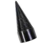 Acier Carbone Foret à Fendre le Bois de Chauffage Noir 42mm | Réduit L’effort Manuel, Accélère la Préparation du Bois, pour Perceuses Portatives et Bricolage Extérieur