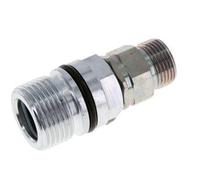 Acier Coupleur hydraulique DN 10 Manchon 12 mm S Bague de compression ISO 14541/8434-1 D M28 x 2