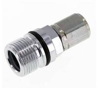 Acier Coupleur hydraulique DN 10 Manchon G 3/8 pouce filetage femelle ISO 14541 D M28 x 2