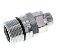Acier Coupleur hydraulique DN 25 Manchon 20 mm S Bague de compression ISO 8434-1 D M48 x 3