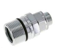Acier Coupleur hydraulique DN 25 Manchon 22 mm L Anneau de compression ISO 8434-1 D M48 x 3