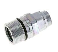 Acier Coupleur hydraulique DN 25 Manchon 28 mm L Anneau de compression ISO 8434-1 D M48 x 3