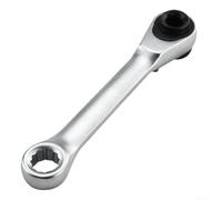 Acier Cr-V pour Mini liquet 1/4 Entraînement Argent Cr-V | Engrenage à 72 dents, rotation à 5 degrés, interrupteur bidirectionnel, serré pour un accès facile, réglage rapide