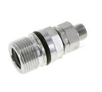 Acier DN 10 Coupleur hydraulique Manchon 8 mm L Anneau de compression ISO 14541/8434-1 D M28 x 2