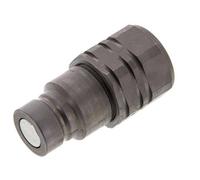 Acier DN 12.5 Bouchon hydraulique à face plate G 1/2 pouce filetage femelle ISO 16028 D 24.5mm