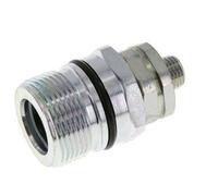 Acier DN 12.5 Coupleur hydraulique Manchon 8 mm L Anneau de compression ISO 14541/8434-1 D M36 x 2