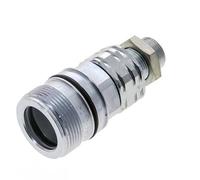 Acier DN 20 Coupleur hydraulique Manchon 15 mm L Anneau de compression Cloison ISO 14541/8434-1 D M42 x 2