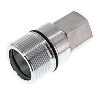 Acier DN 31.5 Coupleur hydraulique Douille G 1 1/2 pouce Filetage femelle D M70 x 3