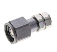 Acier DN 8.7 Bouchon hydraulique à face plate G 1/2 pouce filetage femelle ISO 16028 D M30 x 2