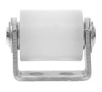 Acier Galet Nylon Inoxydable en Porte Roue Coulissante | Rouleau de Guidage de Portail, Support de Portail Coulissant, Stabilité Renforcée, Usage Portes et Portails