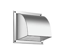 Acier inoxydable 304 avec écran de ventilation pour cuisine salle de bain 25,4 cm 30,5 cm mur extérieur coupe-vent et protection contre la pluie design carré