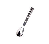 Acier Inoxydable 304 Cuillère Pliable Portable, 5 Pièces | Design Créatif Argenté, Facile à Ranger Nettoyer, pour Table et Élève