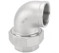 Acier inoxydable 304 pour raccord fileté femelle BSP 1/2 1 1,5 5", double filetage interne pour eau, huile, gaz, plomberie, résistant (G)