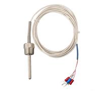 Acier inoxydable 304 Pt100 - Filetage de sonde pour pt 1/2" en acier | Élément PT100, 3 fils A/B/b, câble, protection IP65, plage de mesure de -50 à 200 °C