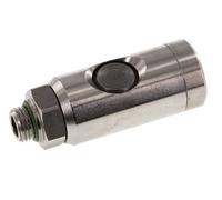Acier inoxydable 316L DN 7.4 Manchon de sécurité avec bouton-poussoir G 1/4 pouce mâle