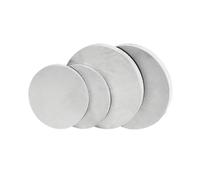 Acier inoxydable 316L plaques rondes, Diamètre circulaire 10-300mm de disque de feuille de plaque ronde en aluminium 1060(Thickness 0.5mm,100mm)