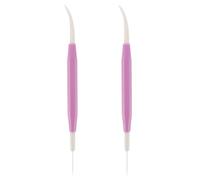 Acier Inoxydable Aiguille à Glaçage Double Embout 2 Pièces