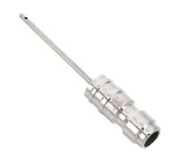 Acier Inoxydable Aiguille de Nettoyage Haute Pression 2,83, Pouces | Courbe Longue, Raccord Rapide, Finition Polie, Conception Étanche Intégrée, Argenté