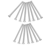 Acier Inoxydable Axe de Charnière de Porte Argenté 15 Pièces | Remplacement pour Porte, Boulon de Sécurité, Stabilité Renforcée, Fonctionnement Fluide, Entretien Facile