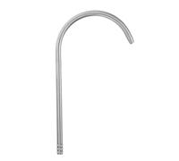 Acier Inoxydable Bec de Robinet Cuisine Coude, Flexible | Robinet Fontaine A Punch, Tuyau de Robinet Cuisine Argenté, Remplacement Rapide pour Évier Commercial