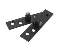 Acier Inoxydable Charnière Pivot 360°, Noire, Invisible | Design Élégant, Positionnement Haut et Bas, Usage Bureau et Espaces Commerciaux, Applications Polyvalentes
