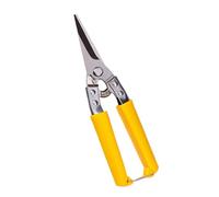 Acier Inoxydable Ciseaux à Tôle, Coupe Précise pour Aluminium | Poignée PP Jaune, Usage Manuel sur Cuir et Tôle, Opération Fluide, Rangement Plus Sûr