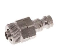 Acier inoxydable Coupleur d'air DN 5 Bouchon 6x8 mm Écrou-raccord