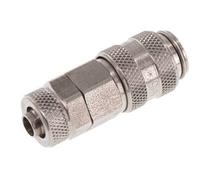 Acier inoxydable Coupleur d'air DN 5 Douille 6x8 mm Écrou-raccord