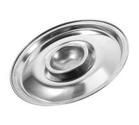 Acier Inoxydable Couvercle de Casserole 12cm pour Mini Pots | Finition Argentée Polie, Joint Serré, Limite les Débordements, pour Pots à Condiments et Bols