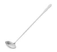 Acier Inoxydable Cuillère à Soupe Argenté à Long Manche 32cm | Service Facile, Prise Confortable, Construction Solide, pour Repas Décontractés et Dîners Formels