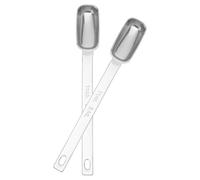 Acier Inoxydable Cuillère Doseuse à Long Manche 5ml 2 Pièces | Dosage Précis des Épices Sucre, Surface Polie, pour Pâtisserie, Bols à Condiments et Buffet