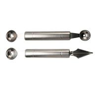 Acier Inoxydable Cuillères à Boules de Fruits, Lot Réutilisable | Set Multi-outils pour Papaye et Baies, Surface Lisse, Finition Argentée, pour Dressage Dessert Hôtel