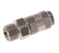 Acier inoxydable DN 2.7 (Micro) Coupleur d'air Douille G 1/8 pouce Mâle