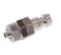 Acier inoxydable DN 5 Air Coupling Plug 4x6 mm Union Nut