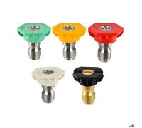 Acier inoxydable Embouts de buse de pulvérisation pour Karcher laveuse à pression, connexion rapide 1/4 degrés, piè