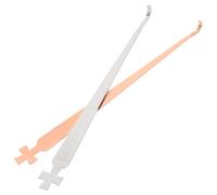Acier Inoxydable Extincteur à Mèche de Bougie 2 Pièces | Crochet Métallique, Usage Simple, Nettoyage Facile, Poignée Ergonomique, pour Mèches et Bougies Aromatiques