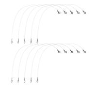 Acier Inoxydable Fil à Découper les Gâteaux 32x0,8x0,2cm, 10 Pcs | Remplacement pour Trancheuse à Fromage, pour Gâteaux Maison et Fromages Semi-Durs, Lot de Rechange Argenté