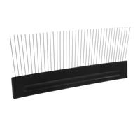 Acier Inoxydable Outil Noir de Texture pour Plâtre | Peigne Vertical Précis, Poignée Ergonomique, Finition Nette sans Bavure, Décoration Murale et Rénovation