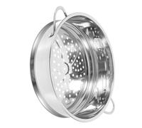 Acier Inoxydable Panier Vapeur à Double Poignée pour Brioches | Trous D’aération Réguliers, Usage Maison ou Restaurant, Grille de Cuisson Vapeur Bord Étanche